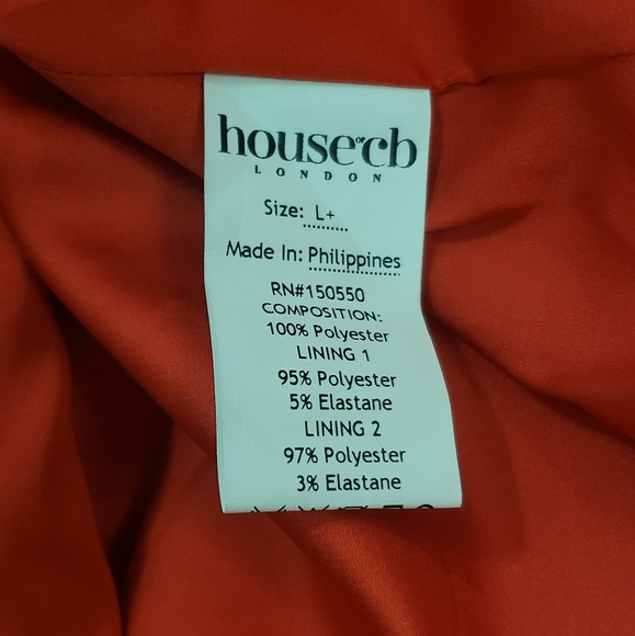 HOUSE OF CB Loretta off-shoulder satin midi dress L+ - Picture 9 of 17